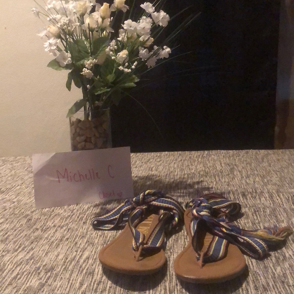 Sam and Libby colorful strap sandals